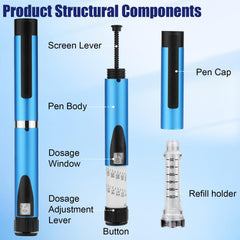 VILKTDD metal portable storage case keeps the injector safe during home or travel.