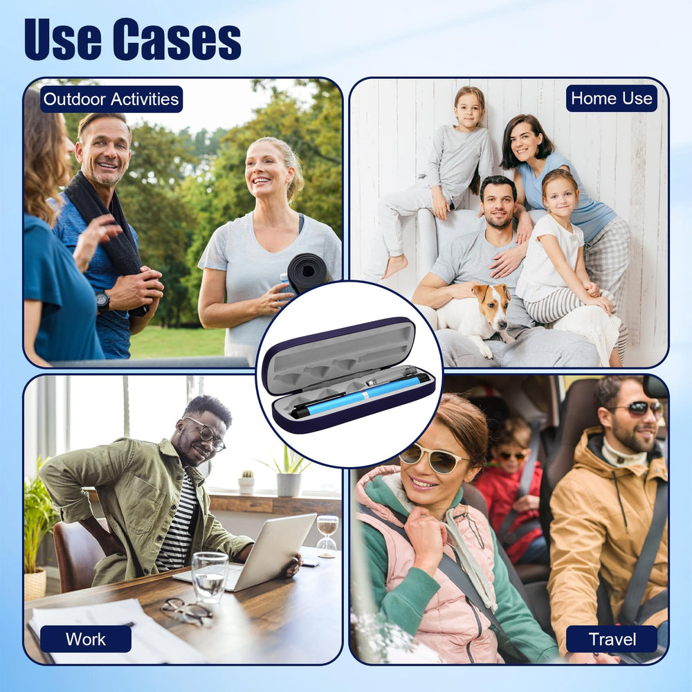 VILKTDD travel-friendly case interior grooves prevent movement and protect during transit.