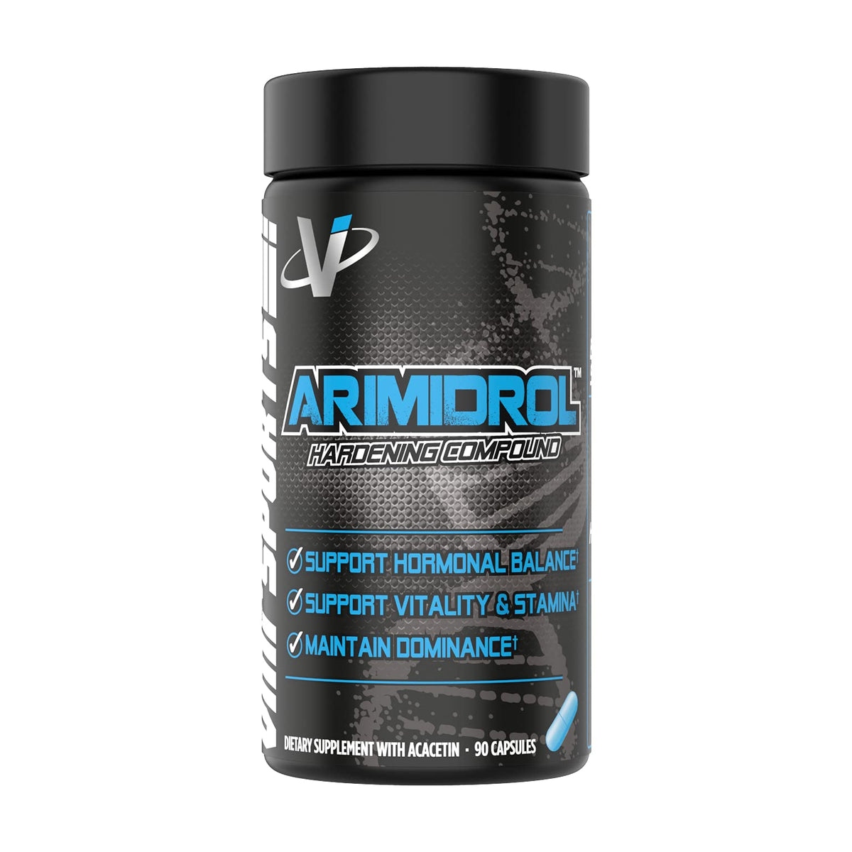 VMI Sports Arimidrol bottle front view highlighting premium hormone support potential