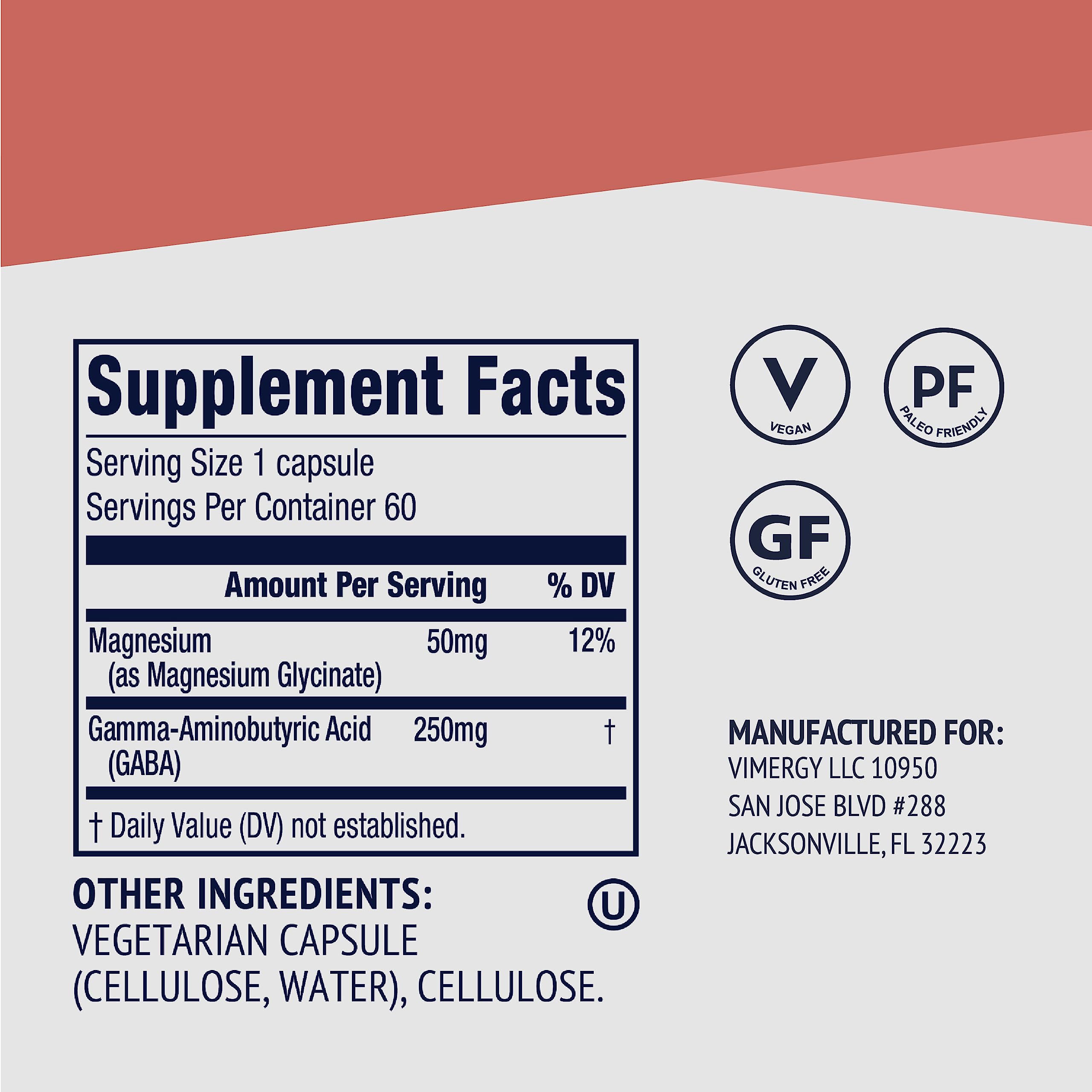 Capsules poured from Vimergy bottle suggest on-the-go support.