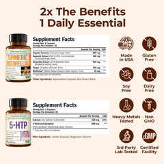 Vimerson Health 5-HTP calcium capsules for restful evenings and mood balance