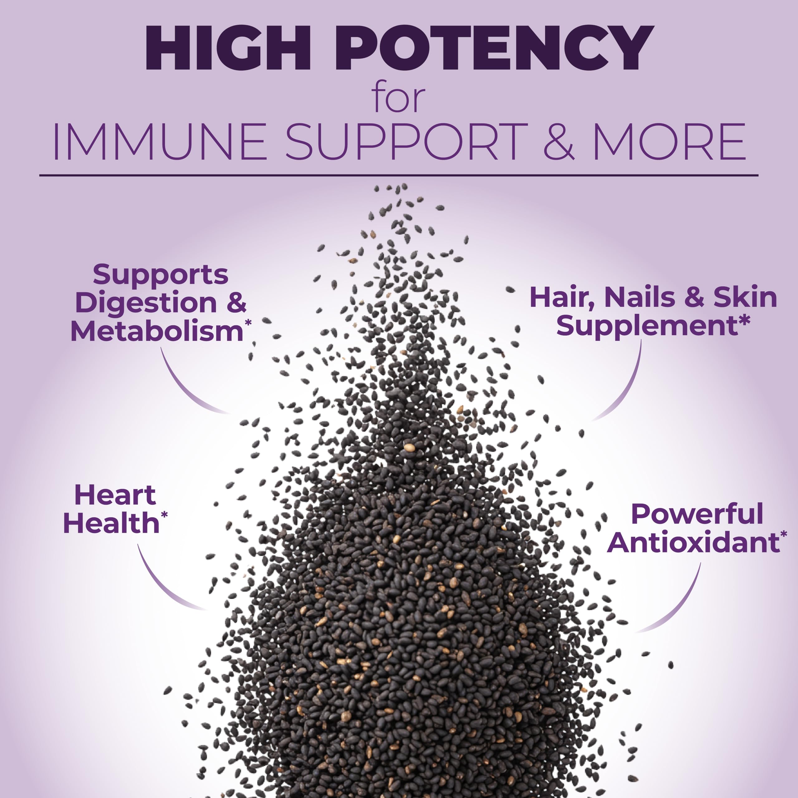 Vimerson Health black seed oil ingredients label close-up emphasizing cold-pressed extraction.