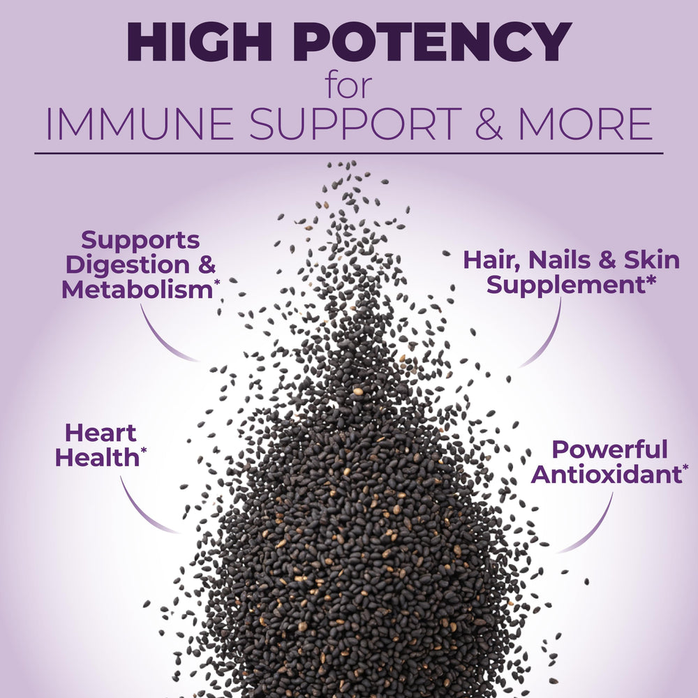 Vimerson Health black seed oil ingredients label close-up emphasizing cold-pressed extraction.