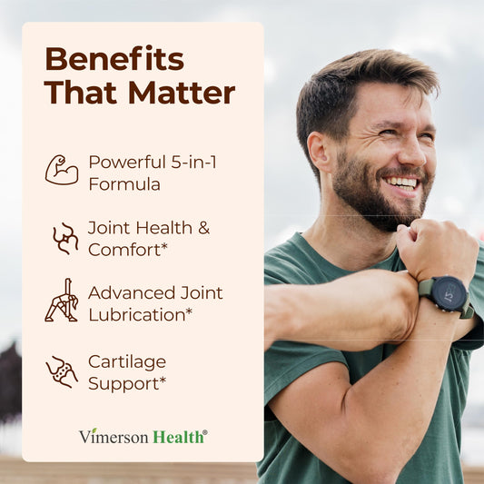 Vimerson Health boswellia capsules suggesting daily joint comfort support