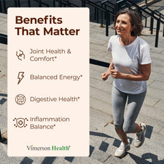 Vimerson Health curcumin with black pepper boosts absorption.
