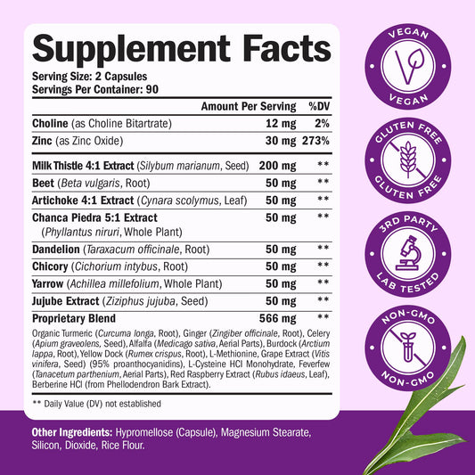 Vimerson Health daily liver support capsules for steady wellness