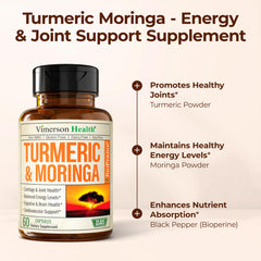 Vimerson Health antioxidants from turmeric and moringa support immune wellness.