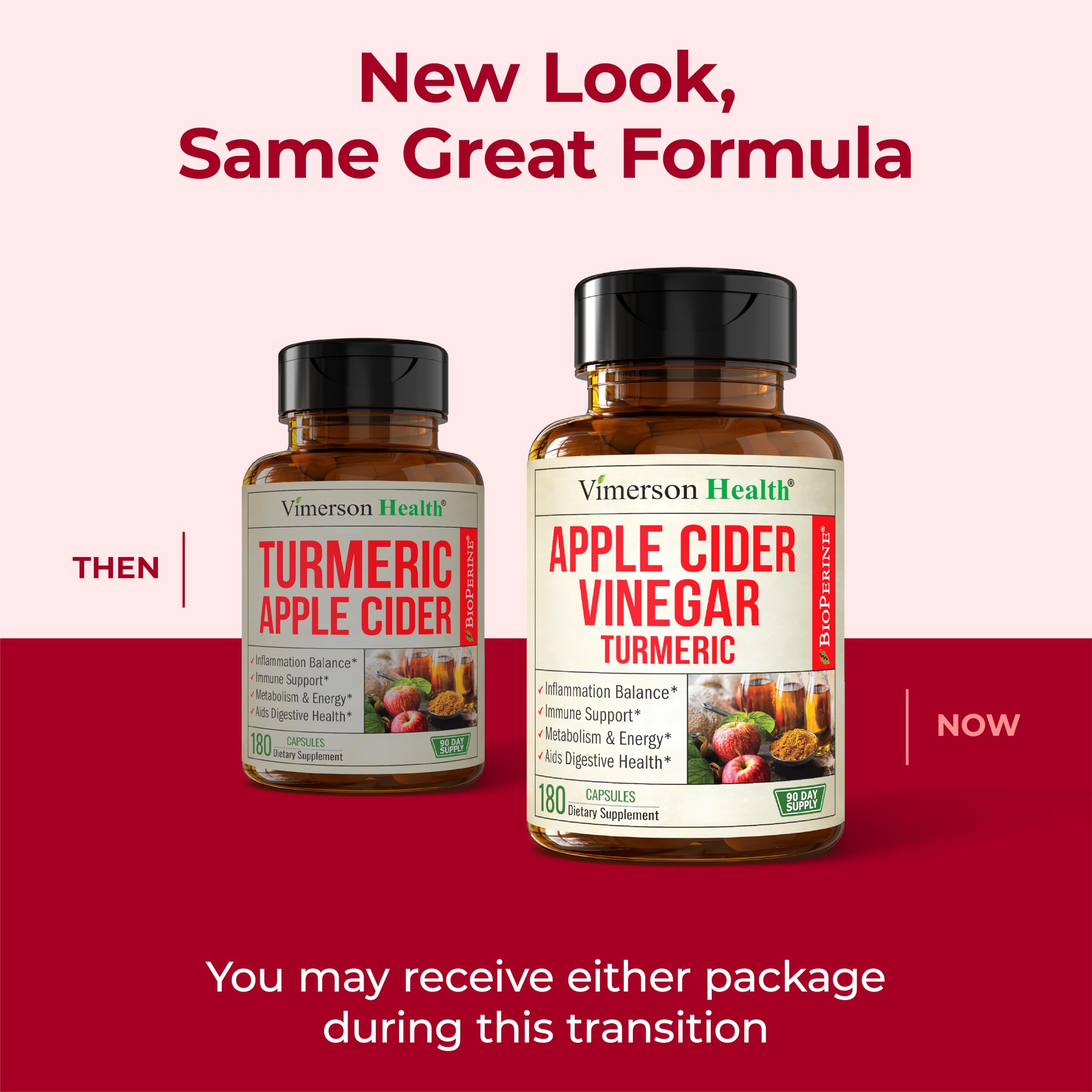 Vimerson Health lifestyle scene with capsules on table during morning routine