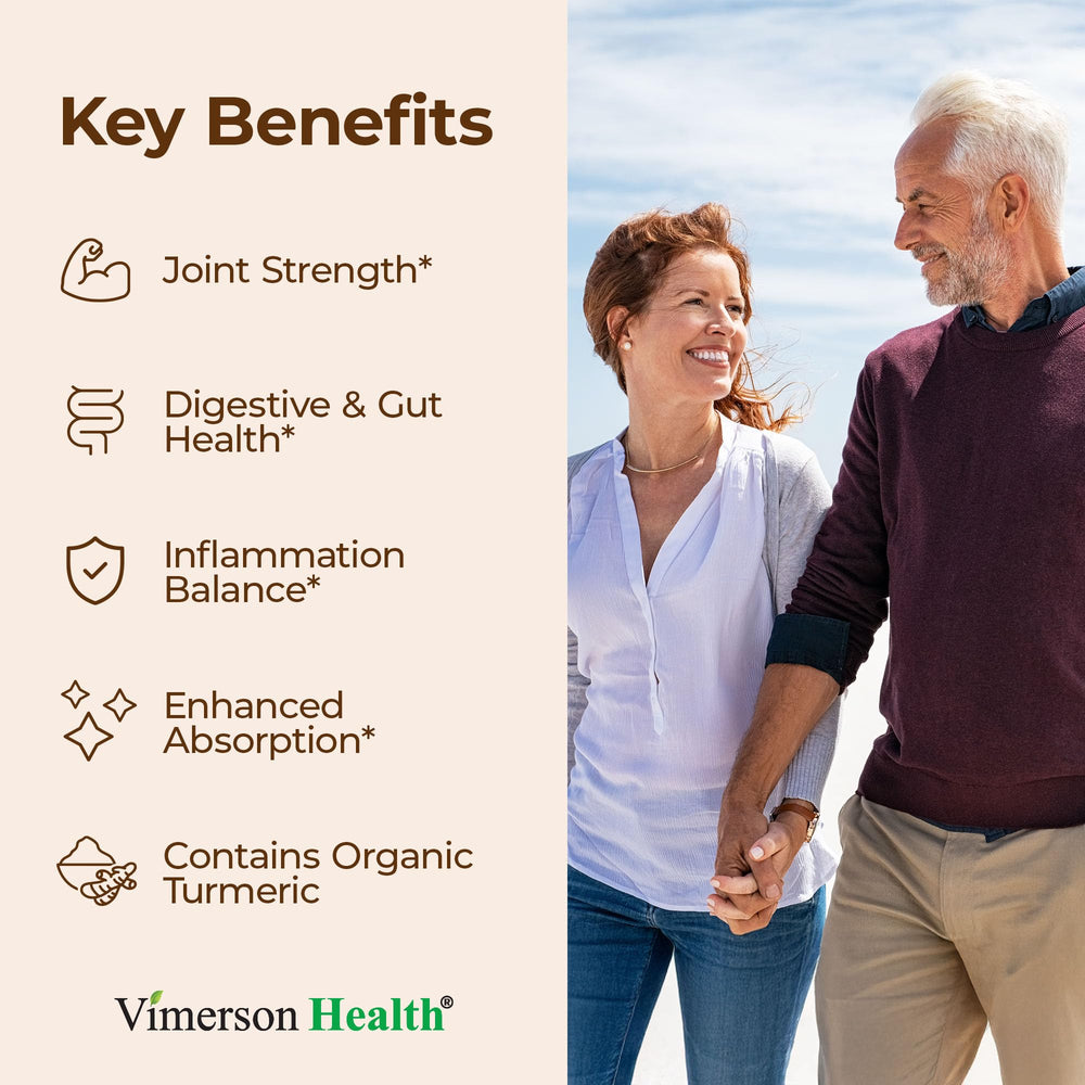 Vimerson Health Turmeric-Boswellia blend supports balanced inflammatory response during workouts
