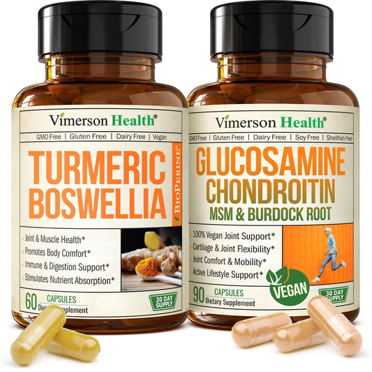 Vimerson Health Joint Support turmeric-boswellia bottle for daily mobility support