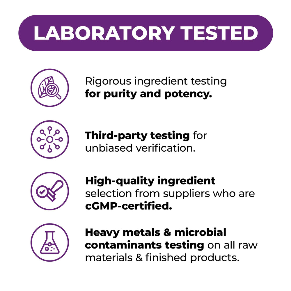 Vimerson Health Liver Support packaging close-up emphasizes quality and testing