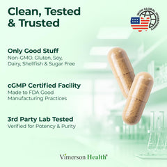 Vimerson Health MSM joint supplement bottle in use for daily activity.