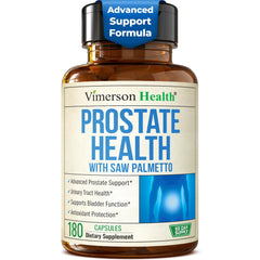 Vimerson Health Prostate Health bottle front showing daily support for urinary comfort