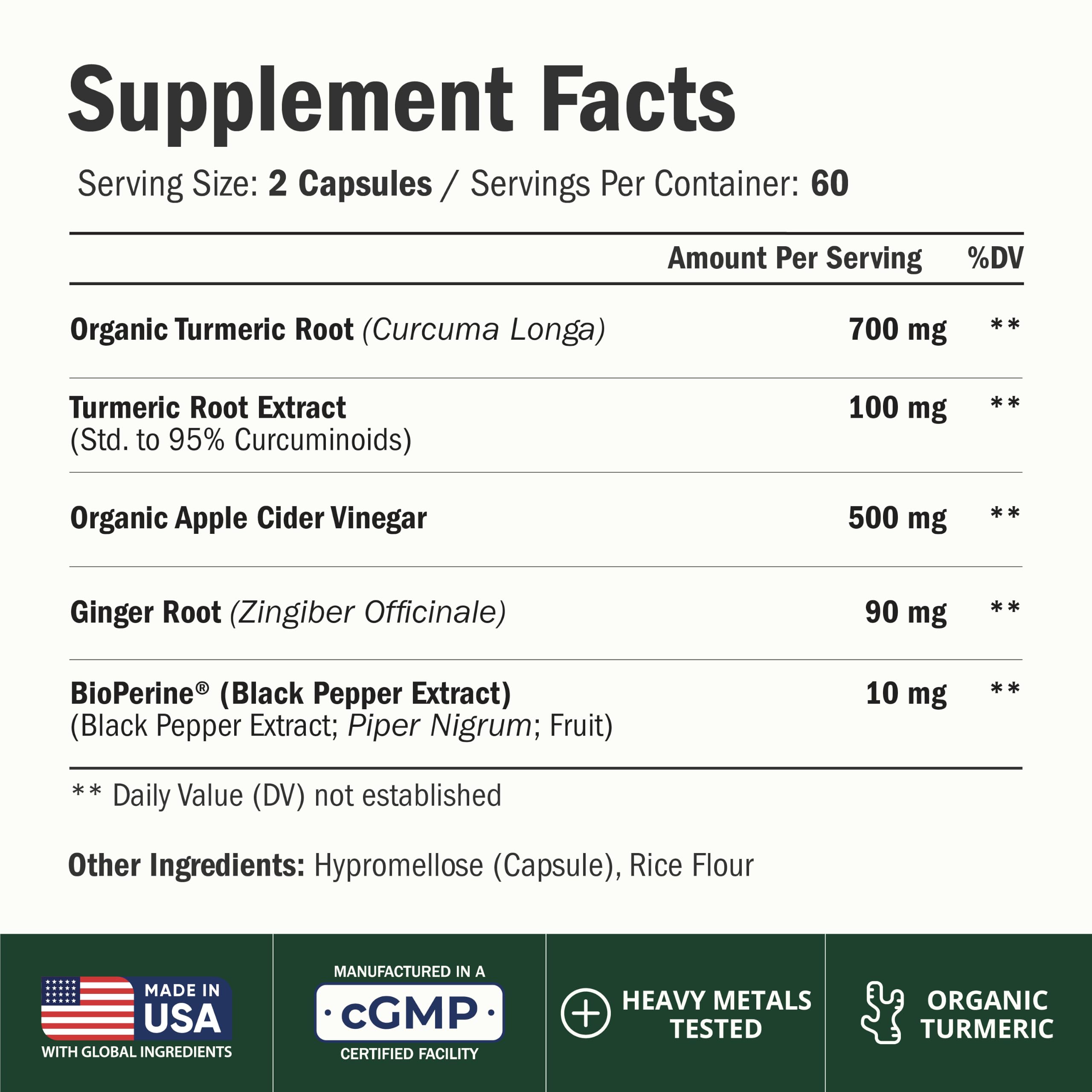 Vimerson Health Turmeric Curcumin capsules bottle for daily joint comfort.