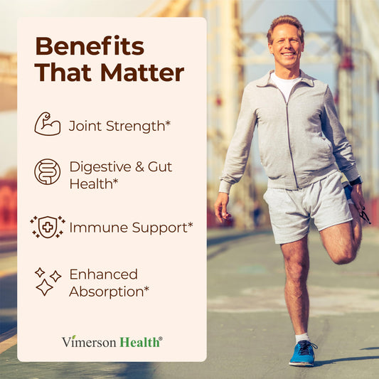 Vimerson Health Turmeric Curcumin label detail highlighting Organic Turmeric and Bioperine