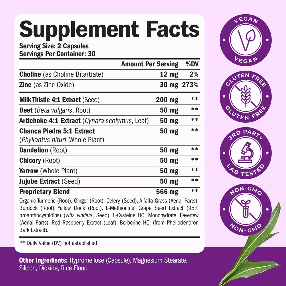 Vimerson Health vegan liver cleanse capsules dispensing for easy daily use.
