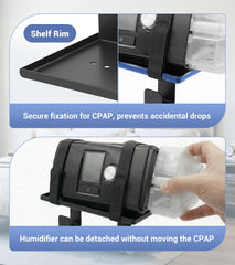 VIMZPER CPAP secure straps prevent accidental bumps during the night.