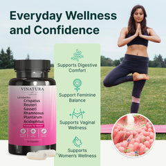 VINATURA Crispatus-Reuteri blend highlights vaginal balance and daily comfort
