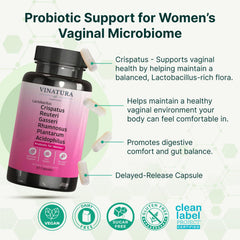 VINATURA delayed-release capsules for targeted gut delivery and steady support