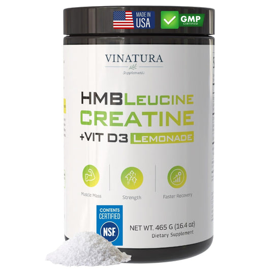 VINATURA lemonade bottle ready for pre-workout refreshment and on-the-go use.