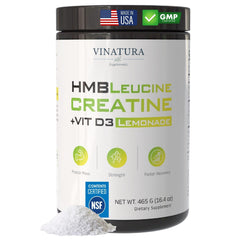 VINATURA lemonade bottle ready for pre-workout refreshment and on-the-go use.