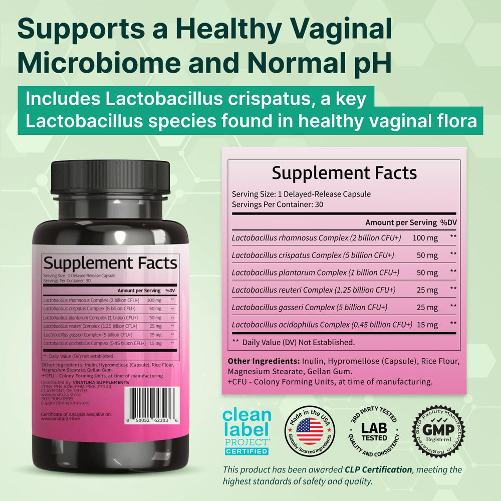 VINATURA multi-strain capsules offer broad strain coverage for digestive comfort