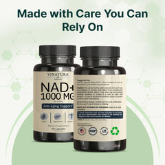 VINATURA NAD+ 1000mg lifestyle scene illustrating energy and focus