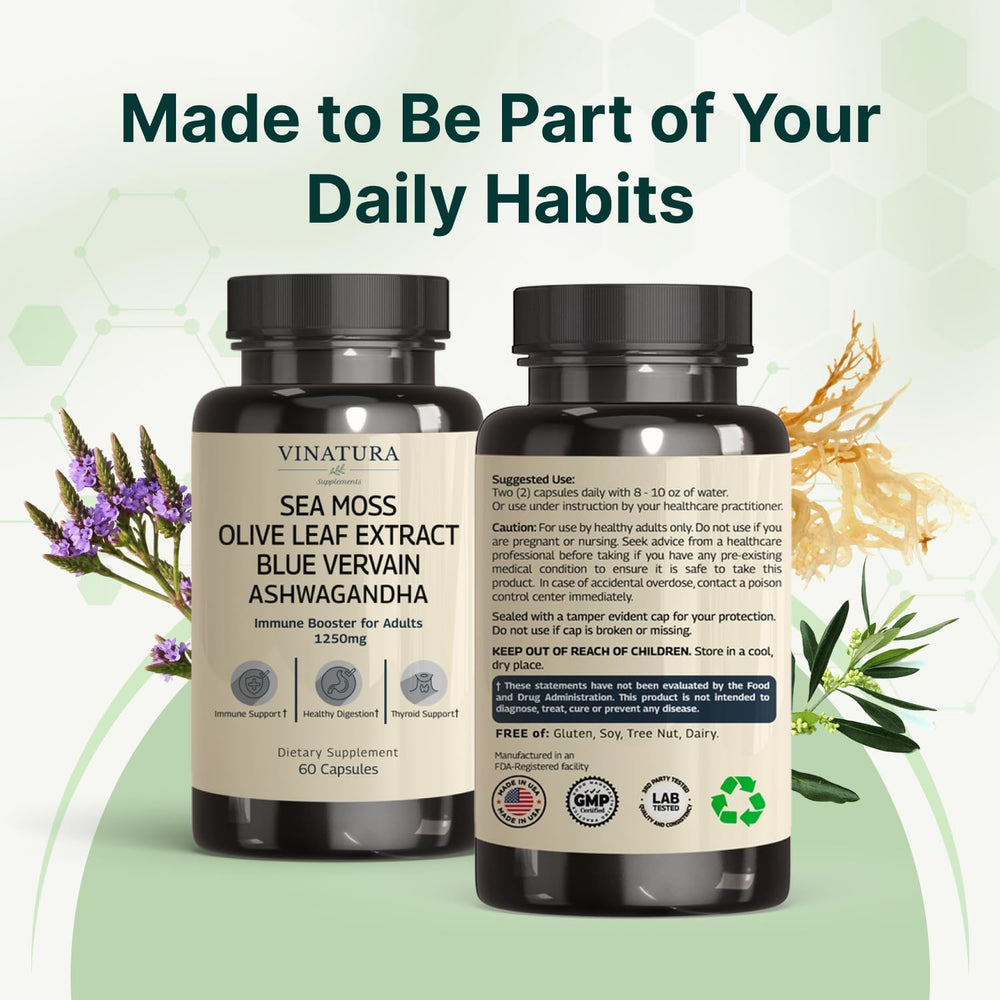 VINATURA packaging showing USA-made label and vegan formula