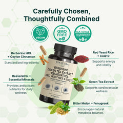 VINATURA Red Yeast Rice with CoQ10 capsules for daily routine