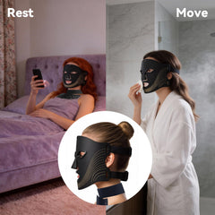 VINCAOR LED mask suitable for home and travel skincare routines
