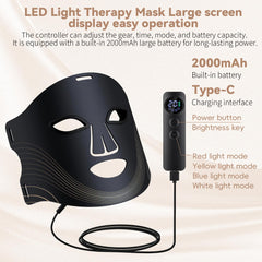 VINCAOR LED mask is lightweight at 233g for hands-free wear