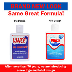 Vince brush-dipping powder on toothbrush demonstrates easy application