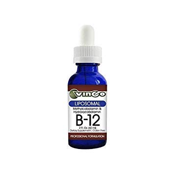 Vinco B12 Liposomal bottle with dropper for convenient daily vitamin intake