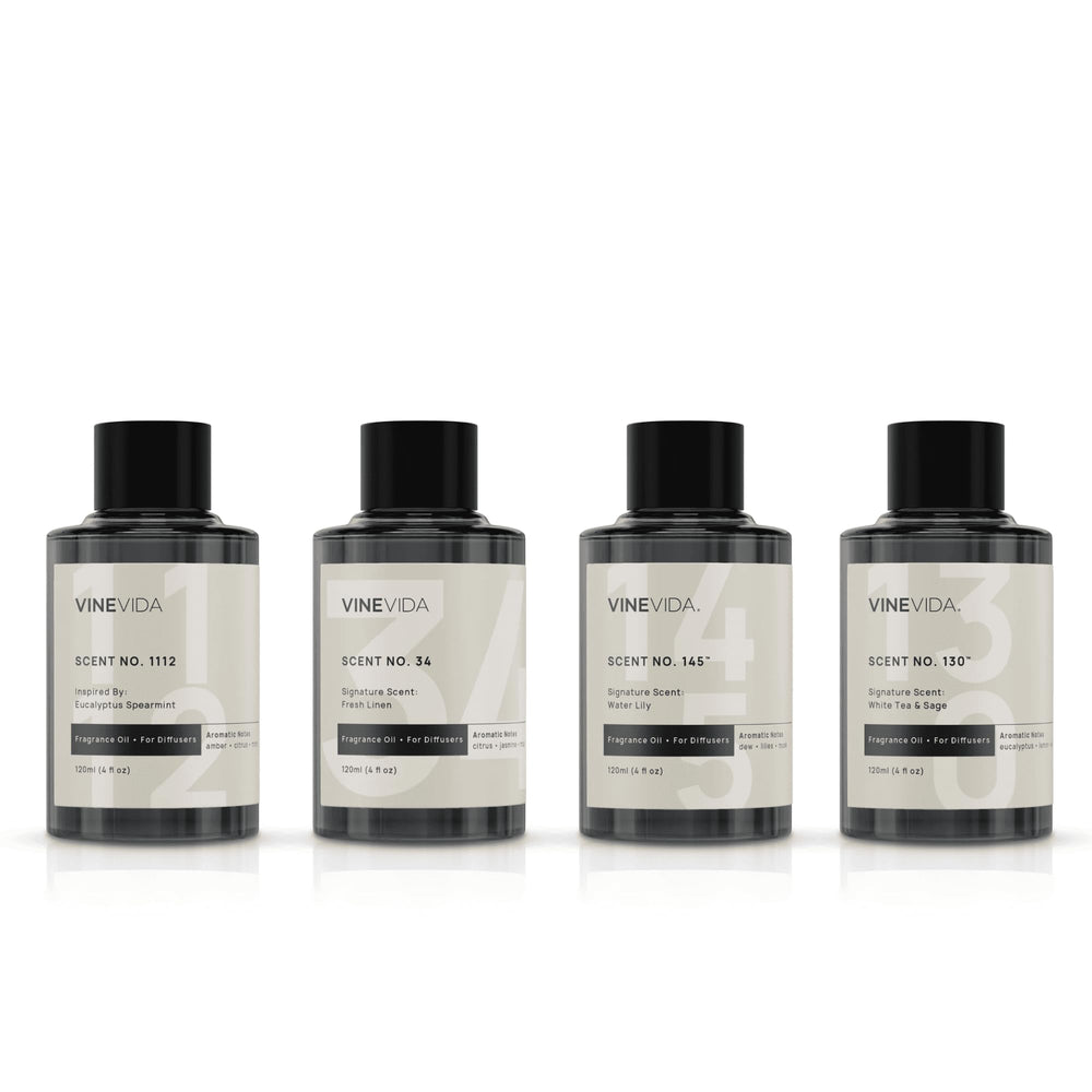 VINEVIDA Fresh Linen diffuser oil pour for crisp, clean atmosphere
