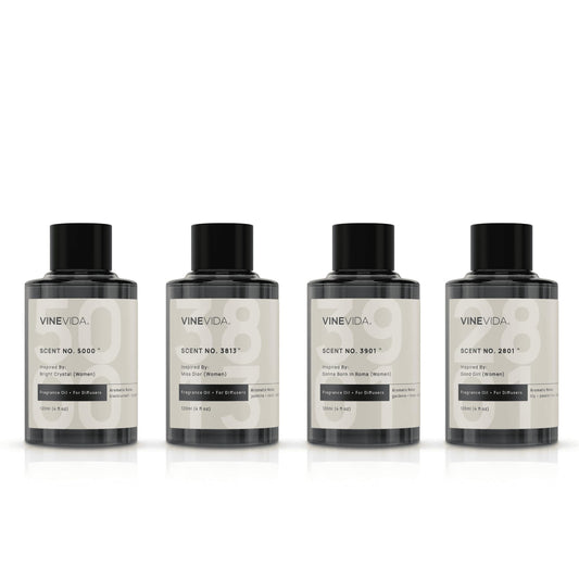 VINEVIDA Miss diffuser oil bottle with elegant floral notes for refined rooms.