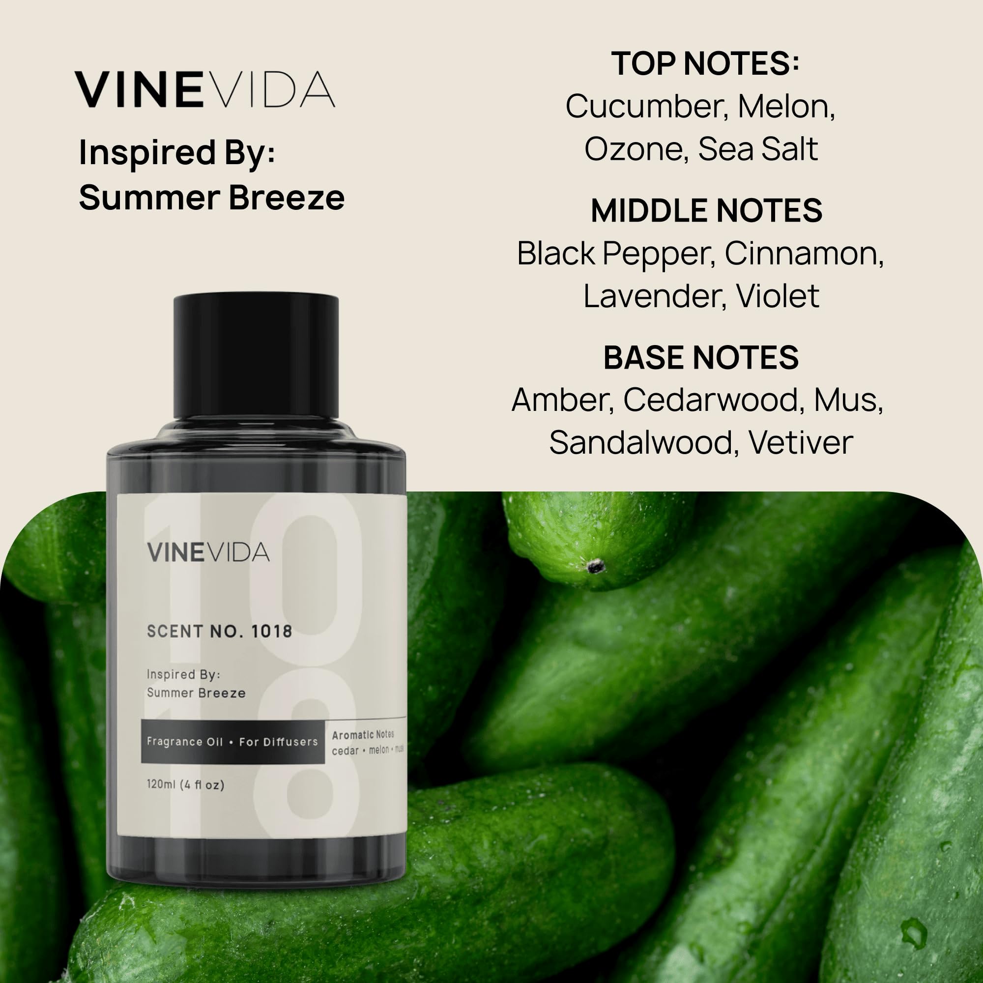 VINEVIDA Volcana diffuser oil adds exotic warmth to your diffuser routine.