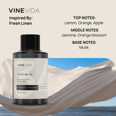 VINEVIDA Water Lily diffuser oil with tranquil aquatic scent