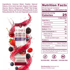 VINIA Resveratrol powder mix Berry dissolving in water for easy hydration