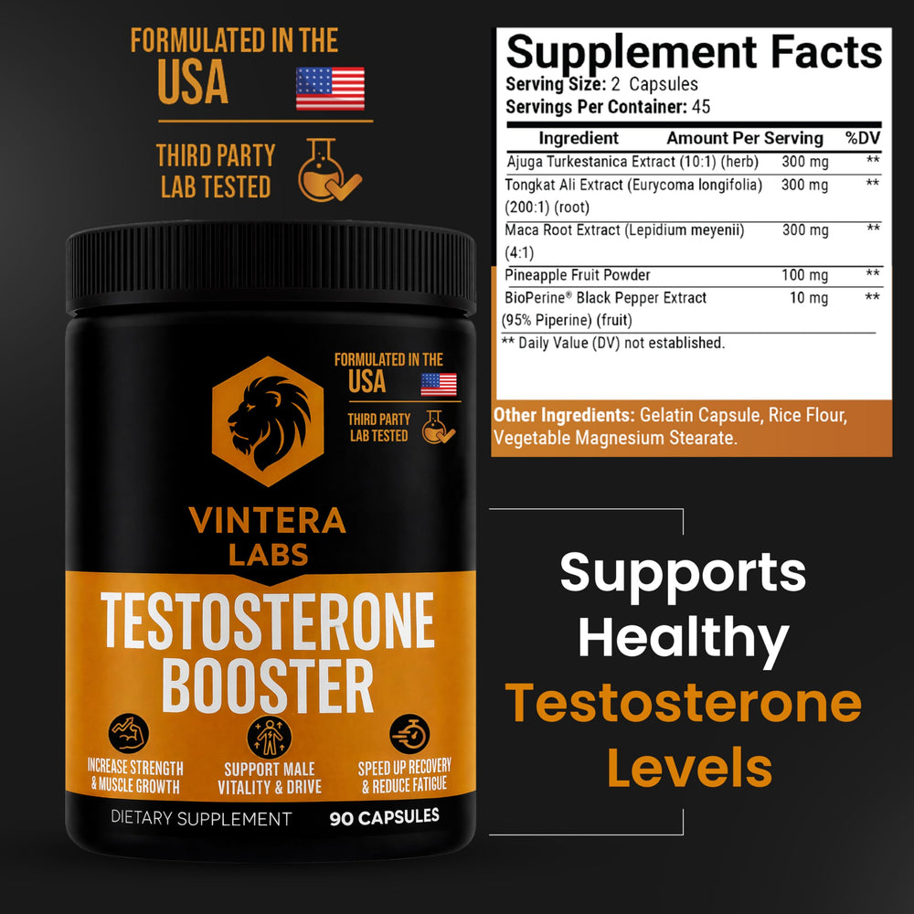 VINTERA LABS maca-turkesterone-blend closeup illustrates natural ingredients for endurance
