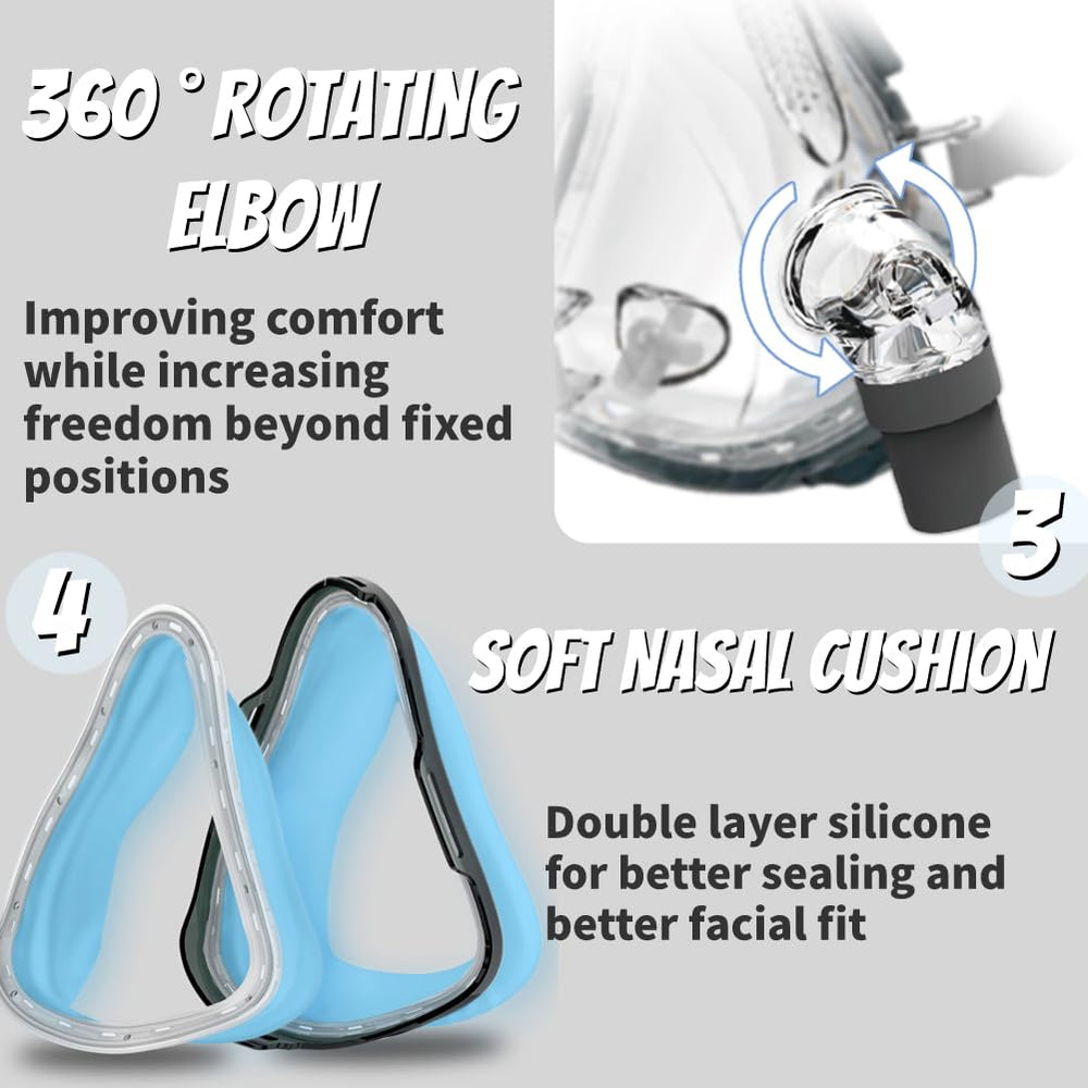 VIOHEAD 360 rotating elbow enables flexible positioning and freedom.