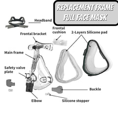 Viohead pleated silicone pad adapts to the nose bridge for comfort