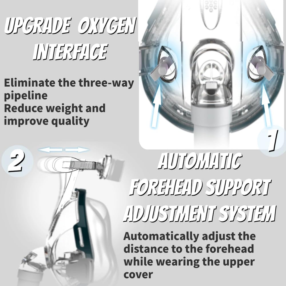 Viohead soft-stretch headgear delivers a snug, breathable fit