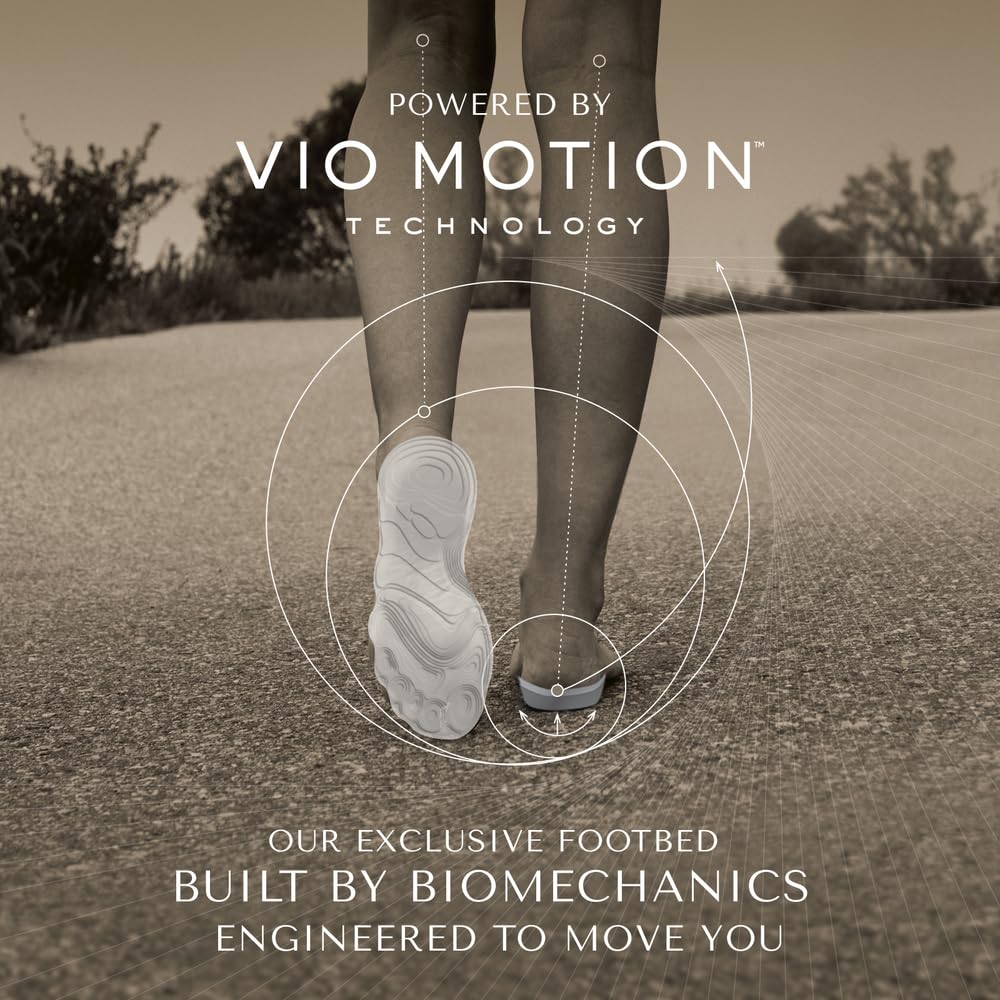 Vionic Aliza rose gold design pairs with casual or dress outfits