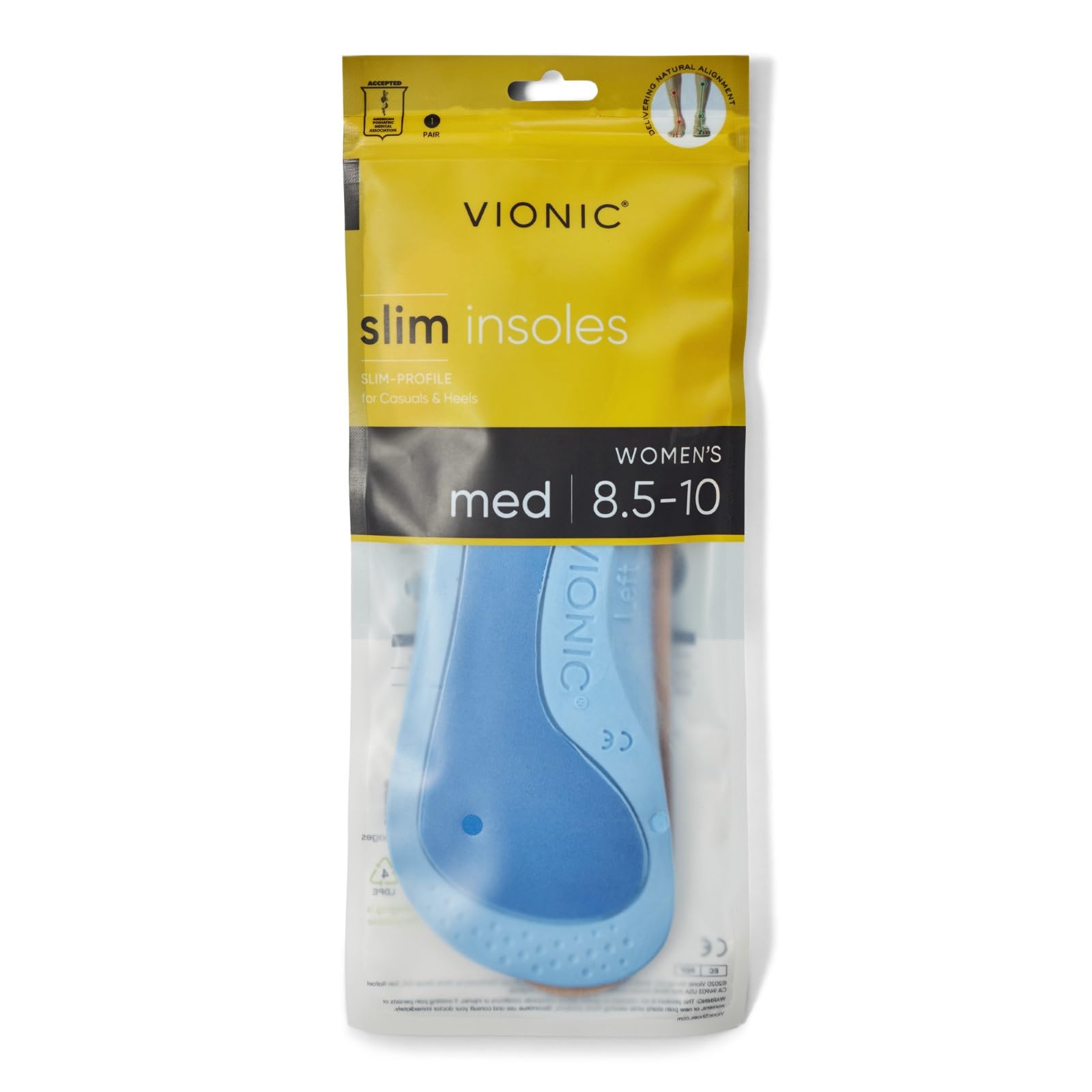 Vionic SlimFIT W000SM6 forefoot motion supports natural stepping.