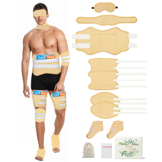 Viowey castor oil pack eye for soothing eye area and targeted relief.