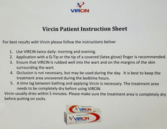 VIRCIN foot wart treatment in action supports targeted relief.