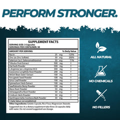Virectin Loaded 90 capsules label view confirms branding and key ingredients