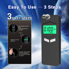 Disposable mouthpieces included for hygienic testing between uses