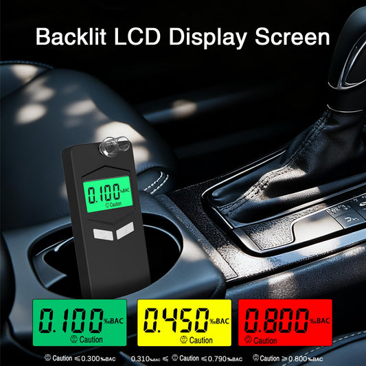 Virtue Sensor pocket breathalyzer held in hand for on-the-go checks