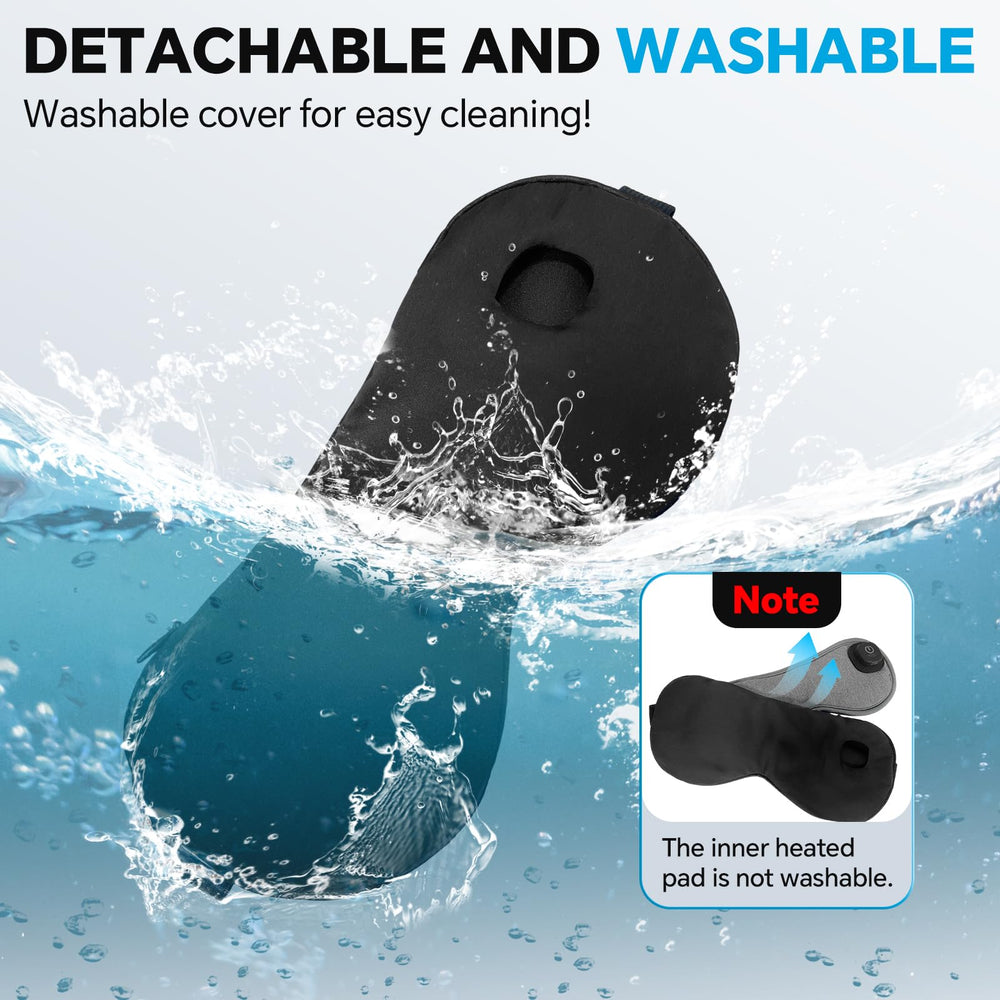 Visader travel pouch shown with eye mask for trips.